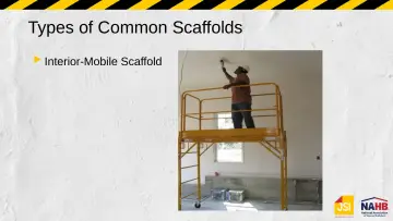 Slide 15: Types of Common Scaffolds