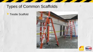 Slide 16: Types of Common Scaffolds