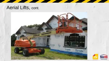 Slide 49: Aerial Lifts, cont .