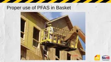 Slide 53: Proper use of PFAS in Basket