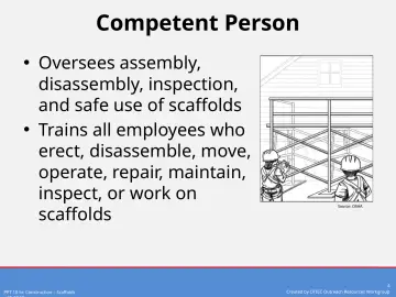 Slide 4: Competent Person