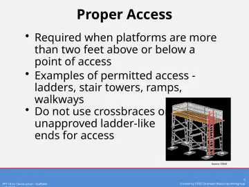 Slide 9: Proper Access