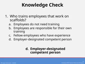 Slide 24: Knowledge Check