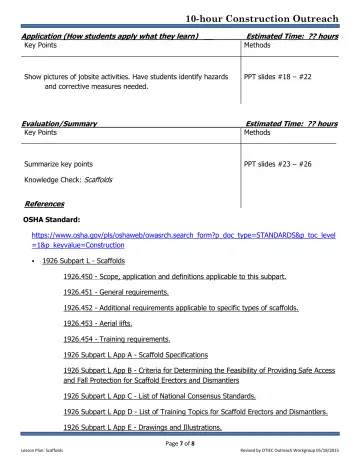 Page 7: Application (How students apply what they learn) __