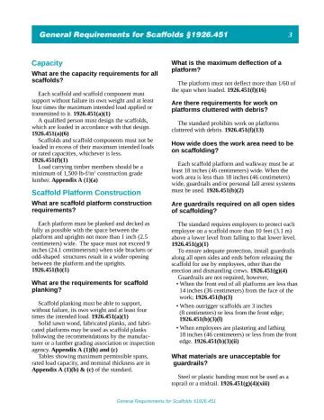 Page 8: General Requirements for Scaffolds §1926.451