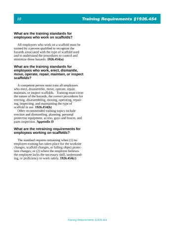 Page 15: Training Requirements §1926.454