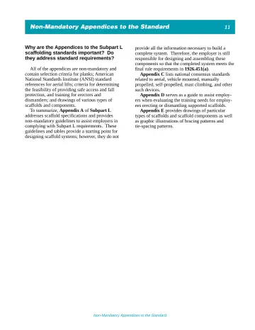 Page 16: Non-Mandatory Appendices to the Standard