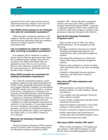 Page 18: assurance that his or her name and firm and any information about the workplace will not…