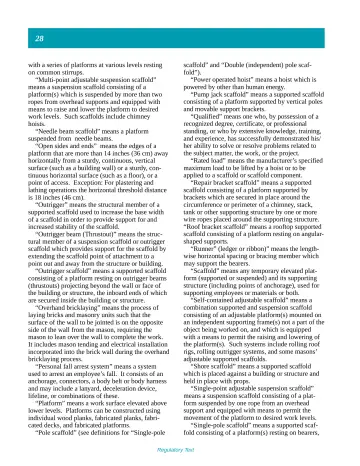 Page 33: with a series of platforms at various levels resting on common stirrups.