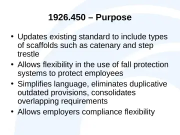 Slide 3: 1926.450 – Purpose