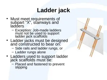 Slide 39: Ladder jack