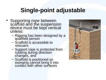 Slide 42: Single-point adjustable