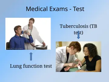 Slide 36: Medical Exams - Test