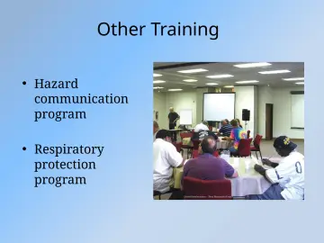 Slide 42: Other Training