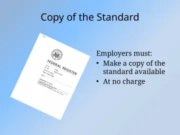 Slide 43: Copy of the Standard
