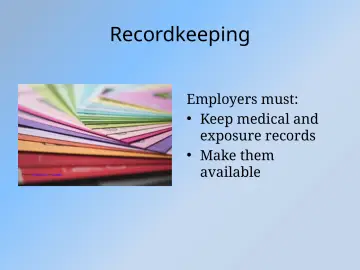 Slide 44: Recordkeeping