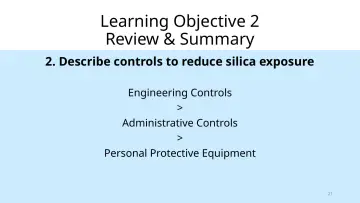 Slide 27: Learning Objective 2 Review & Summary