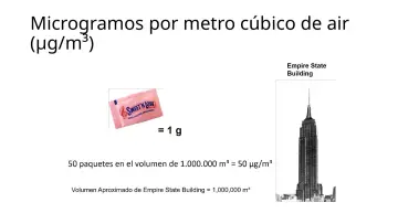 Slide 24: Microgramos por metro cúbico de air (µg/m³)