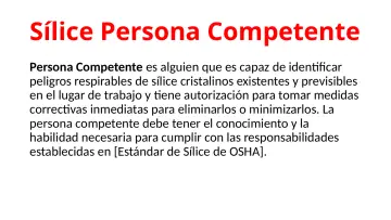 Slide 26: Sílice Persona Competente