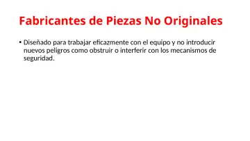 Slide 43: Fabricantes de Piezas No Originales