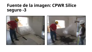 Slide 56: Fuente de la imagen: CPWR Sílice seguro -3
