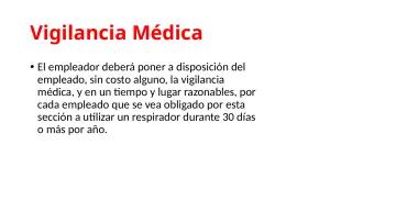 Slide 66: Vigilancia Médica