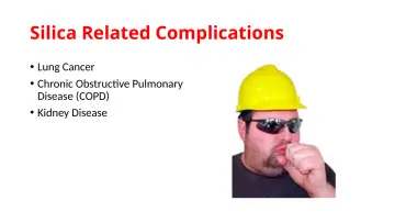 Slide 13: Silica Related Complications
