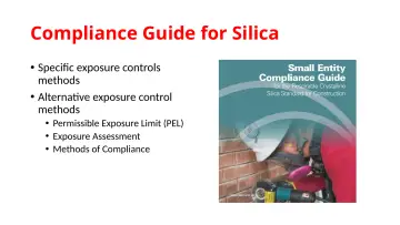 Slide 24: Compliance Guide for Silica