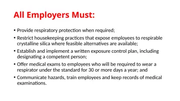 Slide 34: All Employers Must: