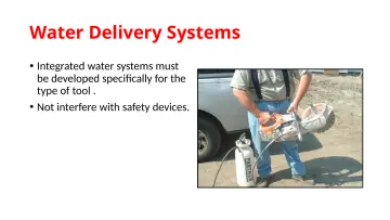 Slide 43: Water Delivery Systems