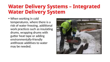 Slide 46: Water Delivery Systems – Integrated Water Delivery System