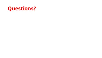 Slide 85: Questions?