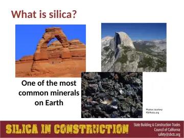 Slide 8: What is silica?