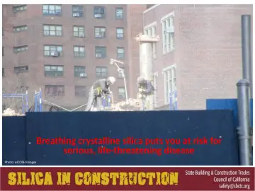 Slide 44: Breathing crystalline silica puts you at risk for serious, life-threatening disease