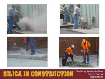 Slide 67: Silica Dust while working