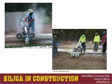 Slide 71: Silica at outdoor work places