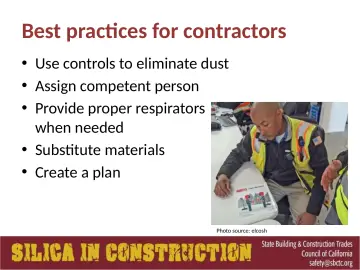 Slide 79: Best practices for contractors