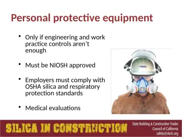 Slide 81: Personal protective equipment