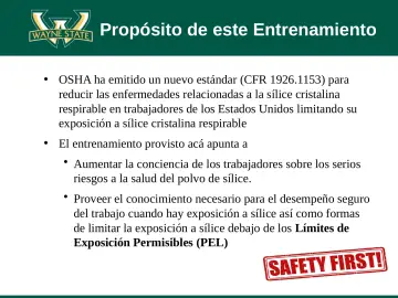 Slide 6: Propósito de este Entrenamiento