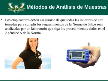 Slide 73: Métodos de Análisis de Muestras