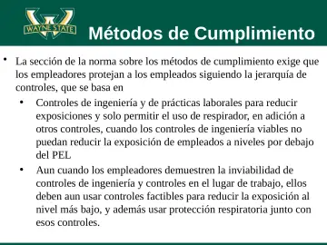 Slide 77: Métodos de Cumplimiento
