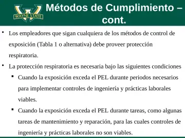 Slide 78: Métodos de Cumplimiento – cont.