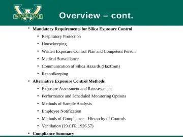 Slide 5: Overview – cont.