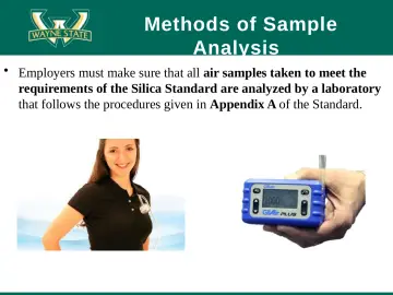Slide 73: Methods of Sample Analysis