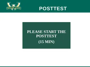 Slide 83: POSTTEST