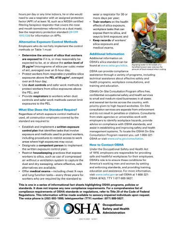 Page 2: hours per day or any time indoors, he or she would need to use a respirator with an…