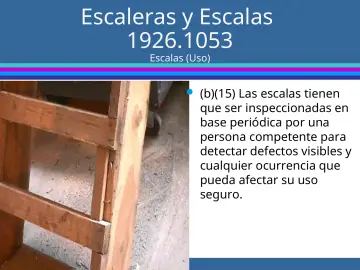 Slide 41: Escaleras y Escalas 1926.1053