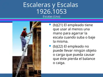 Slide 44: Escaleras y Escalas 1926.1053
