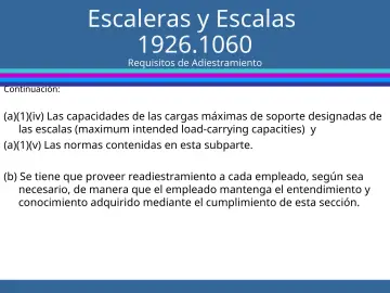 Slide 46: Escaleras y Escalas 1926.1060