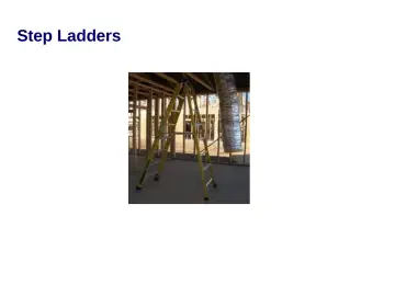Slide 31: Step Ladders